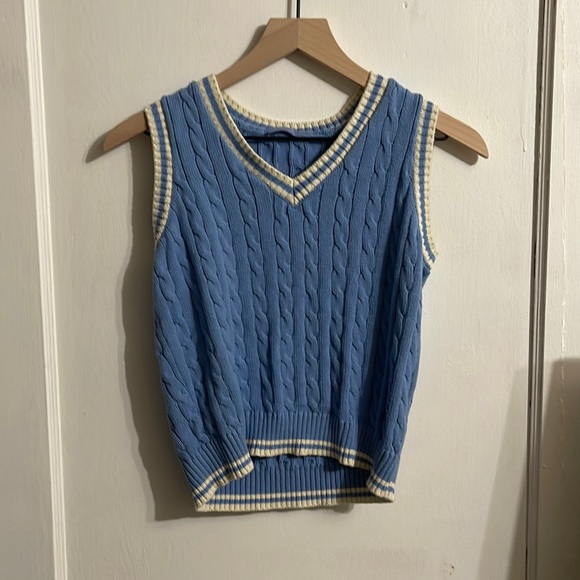 J. Galt blue sweater vest - Picture 1 of 2